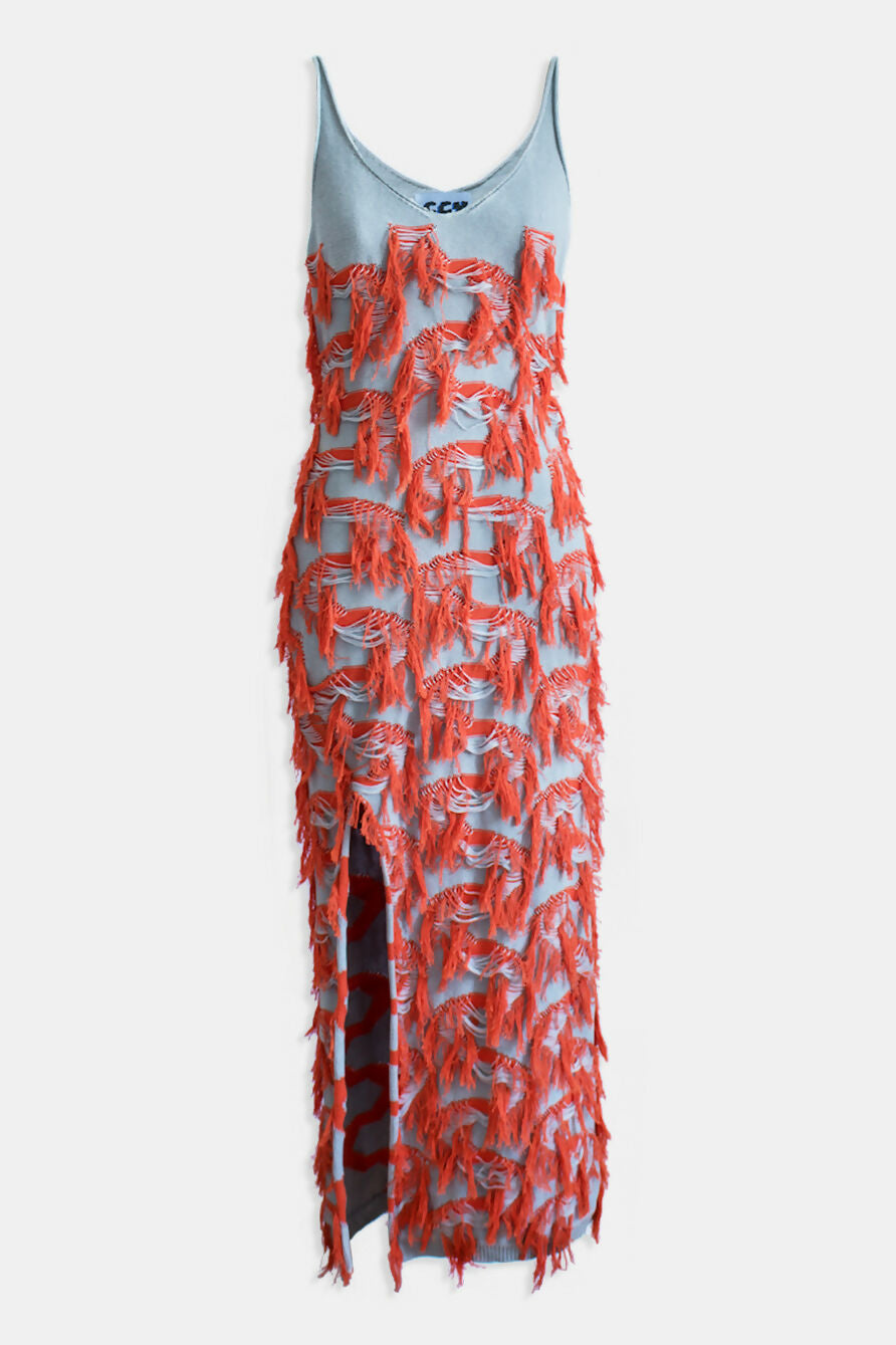 fringe dress red - shadows