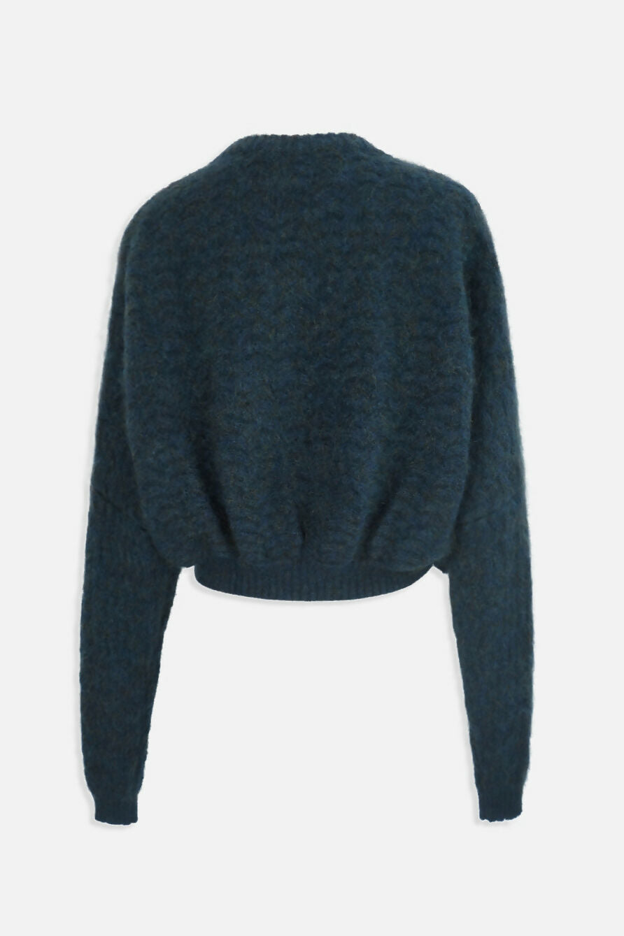 mohair zigzag dark back