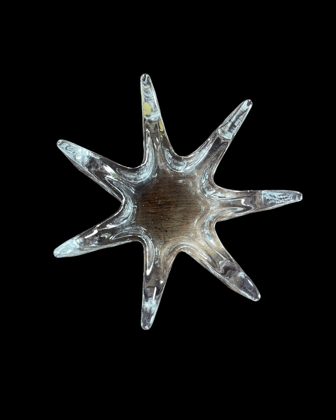 Photophore étoile en verre