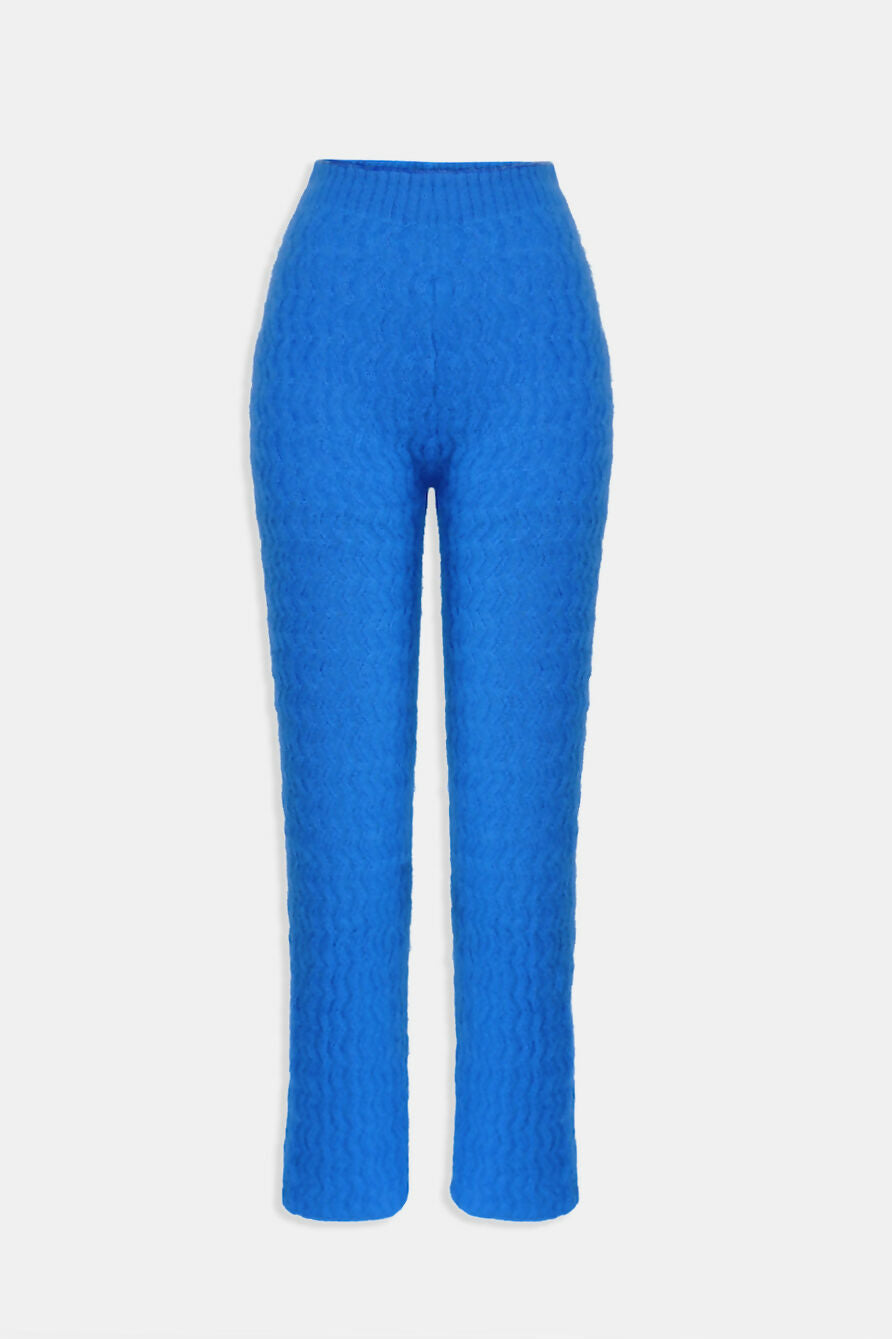 mohair pants blue