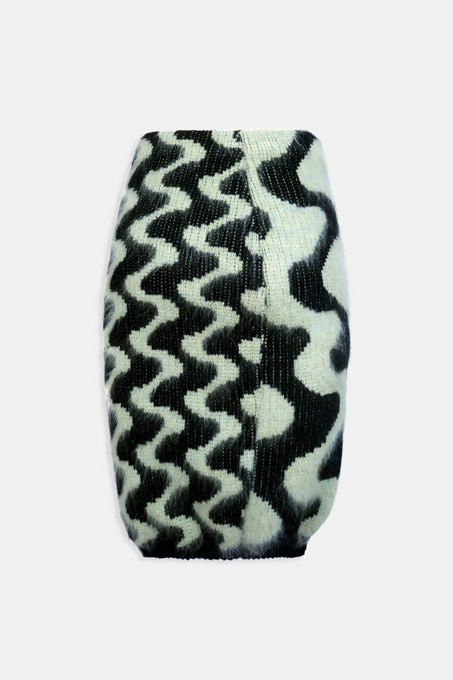 wavey skirt bright back - shadows