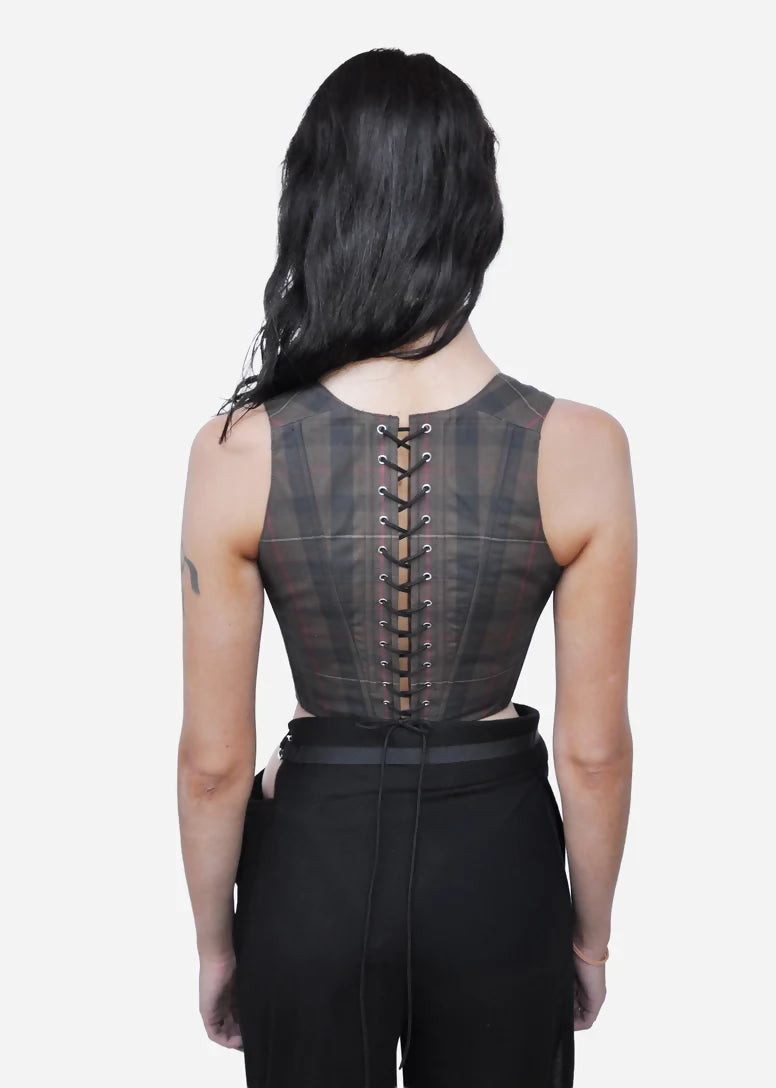 Majesty Wax Cotton Corset