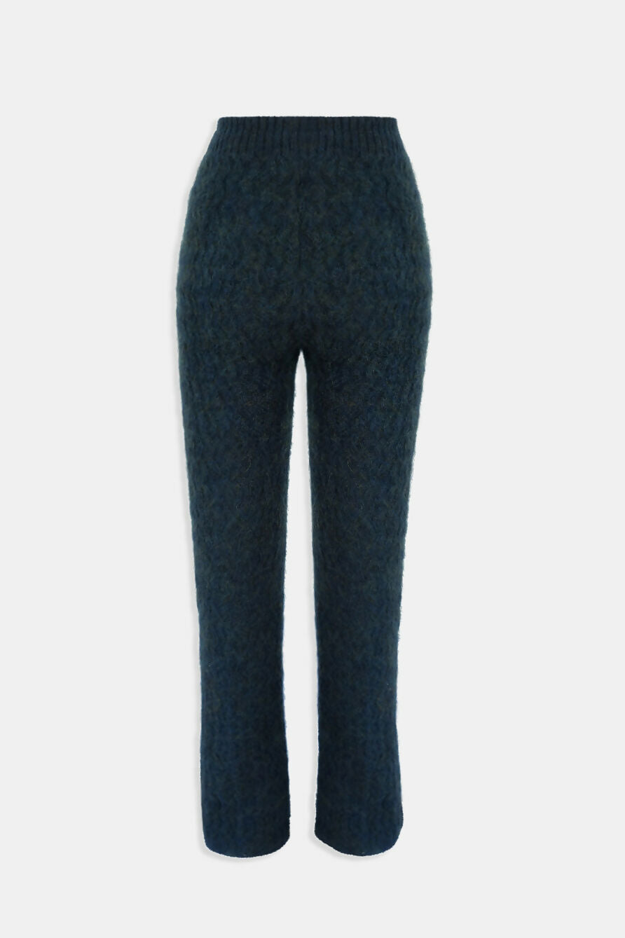 mohair zigzag pants dark back - shadows