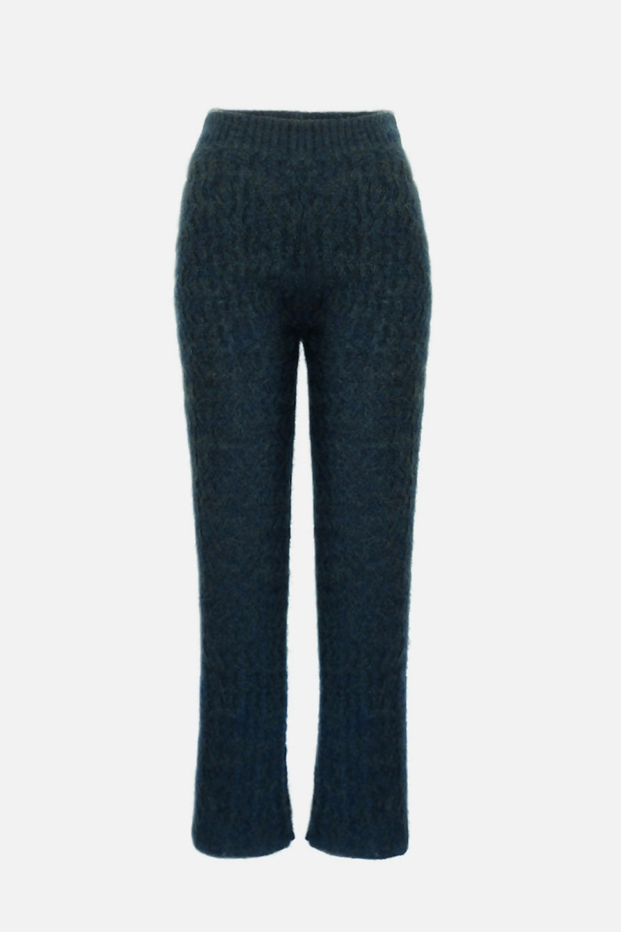 mohair zigzag pants dark - shadows