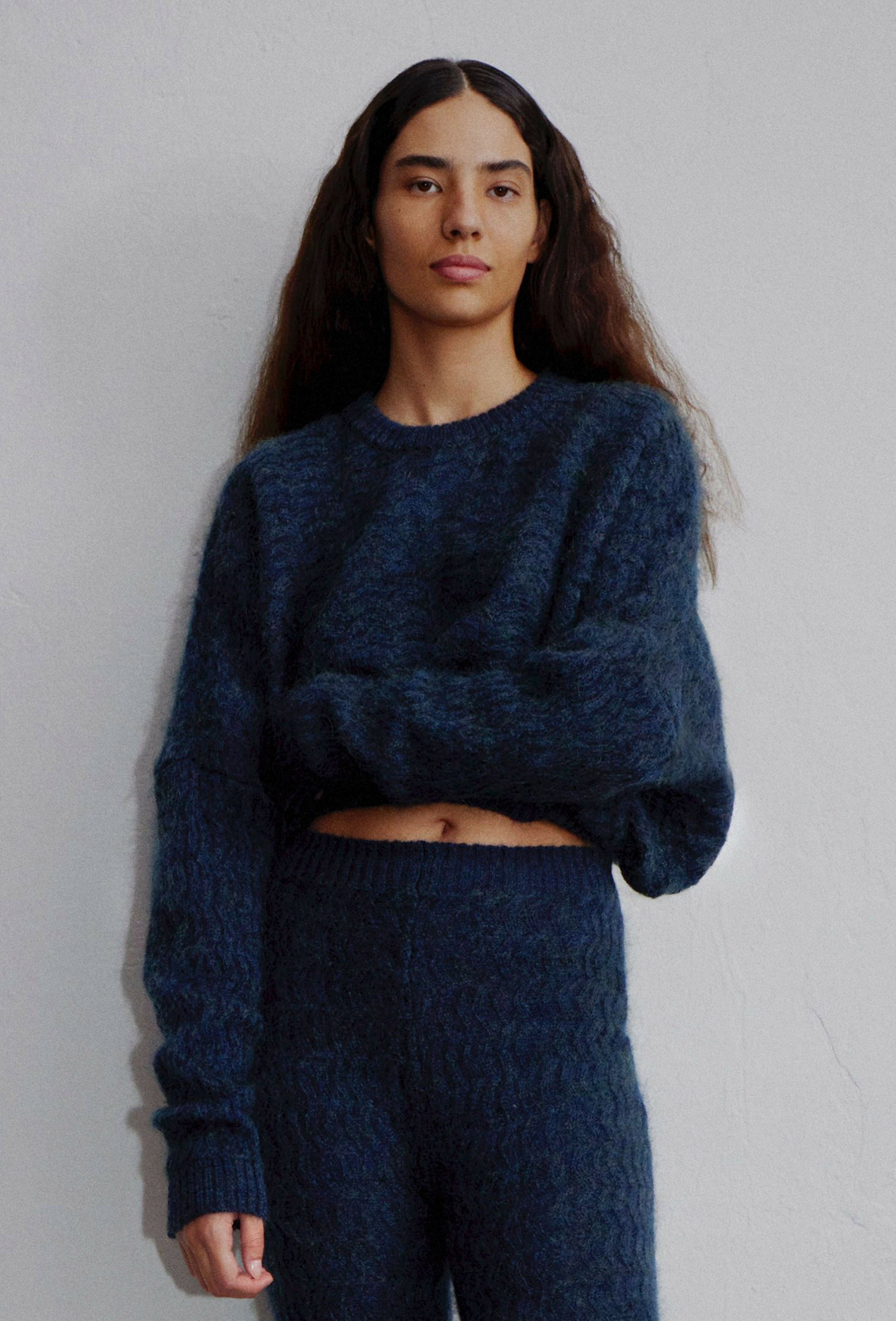 mohair sweater green