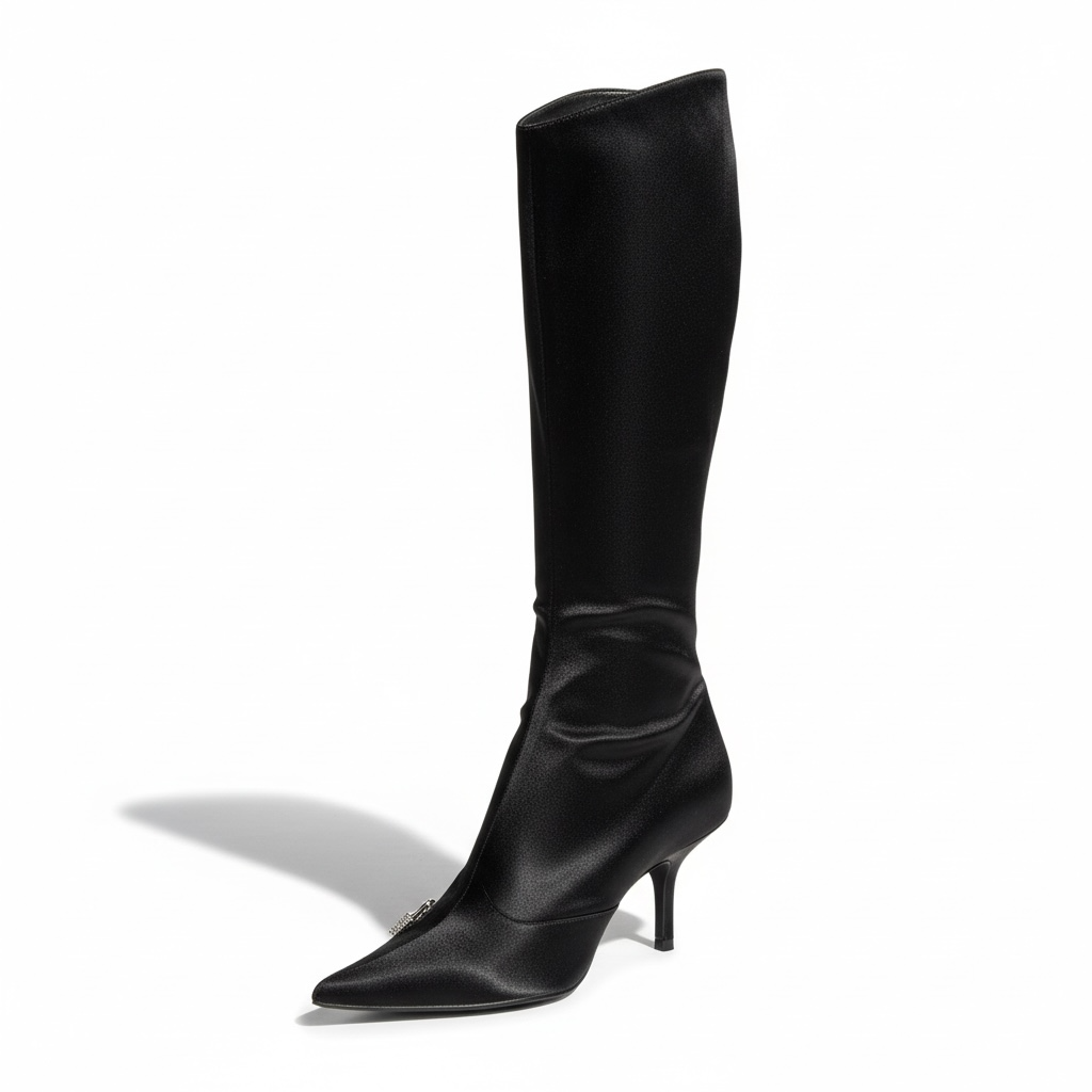 Vintage DIOR Black Pointed Boots