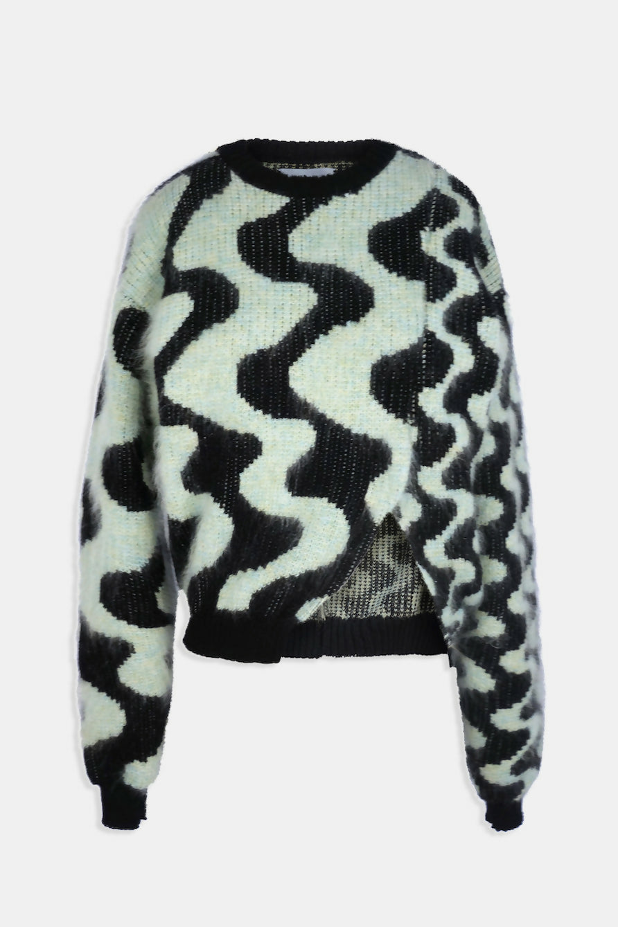 wavey sweater bright - shadows